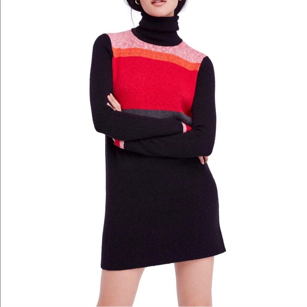 XX SOLD XX FREE PEOPLE •winter break sweater dress - Picture 2 of 6